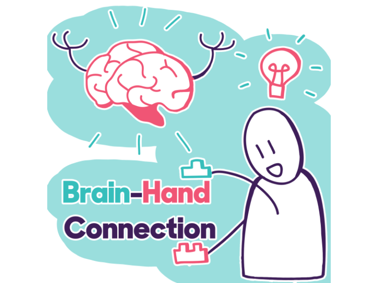 Hands Brain Connection Plush & Nuggets shape your brain