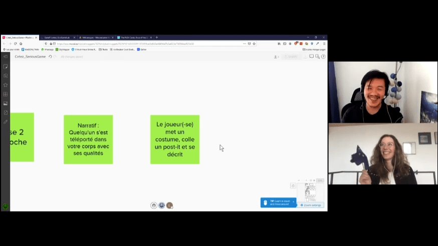 screenshot serious game Facilitation Online Workshop Playful Workshop