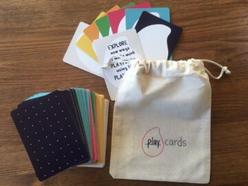 Play Cards and linen bag Playcards